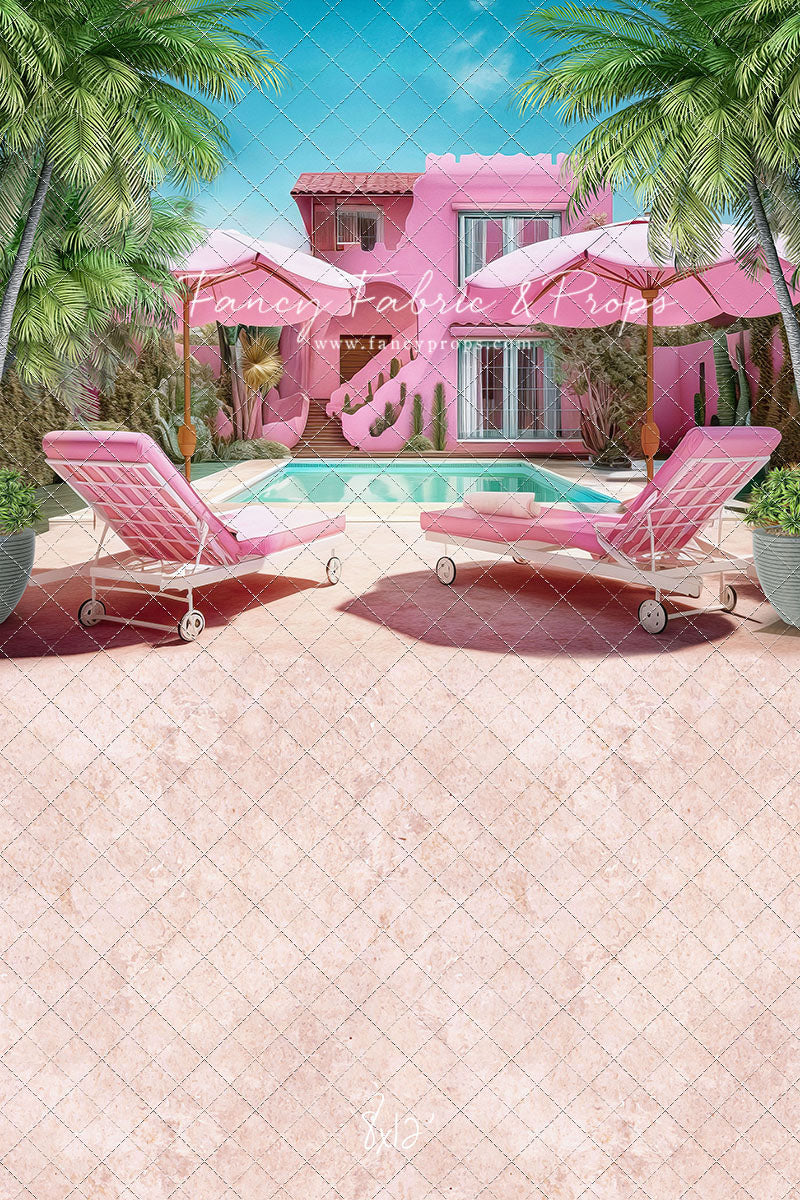 Barbie's Poolside Vacation - Pavement Floor - With Sweep Option