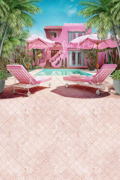 Barbie's Poolside Vacation - Pavement Floor - With Sweep Option