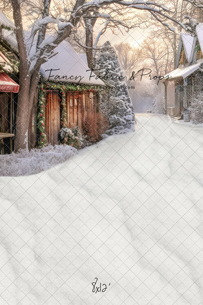 Country Christmas Store Street - with Sweep Option