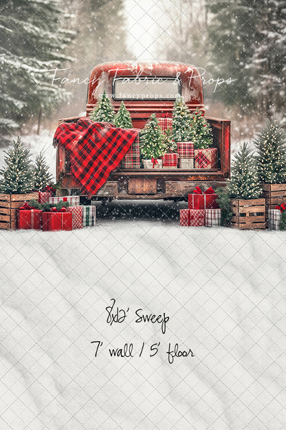 Festive Pickup Truck - with Sweep Option