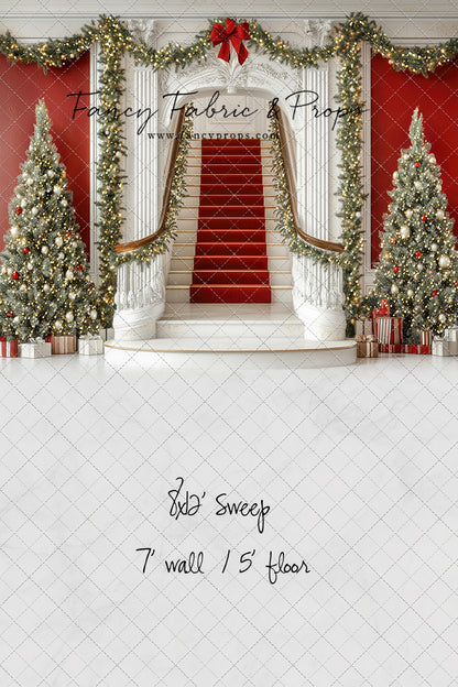 Grand Christmas Staircase - with Sweep Option