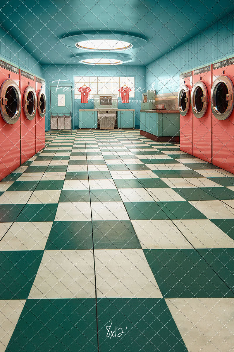 Laundry Day - Blue With Double Washers- With Sweep Option