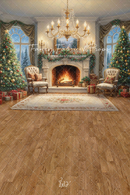 Majestic Christmas Parlor - With Sweep Option