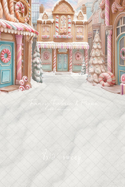 Pastel Gingerbread Street - With Sweep Option