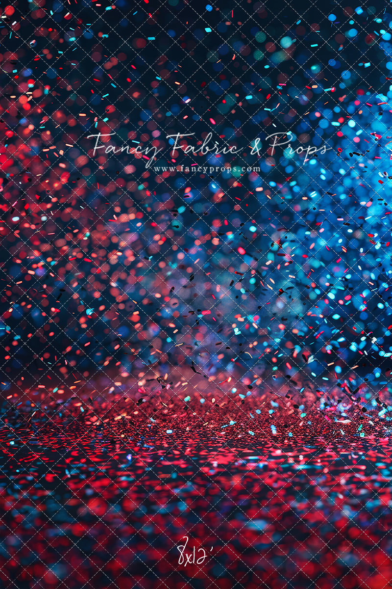 Red & Blue Stage Confetti - Sweep Sizes Only