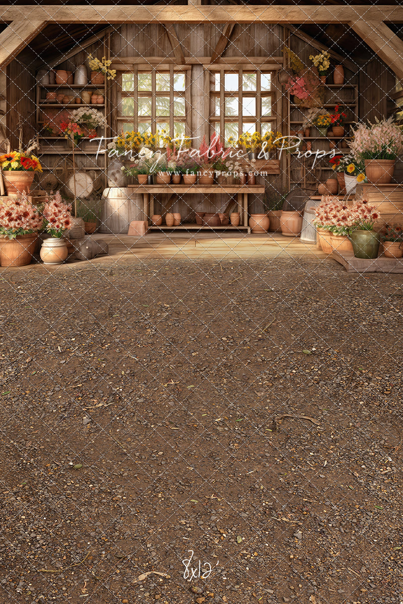 Rustic Greenhouse Blooms - With Sweep Option