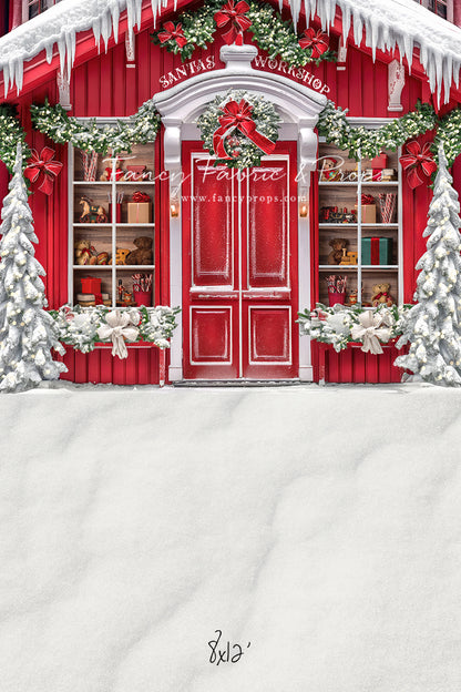 Santa's North Pole Village Workshop - With Sweep Option