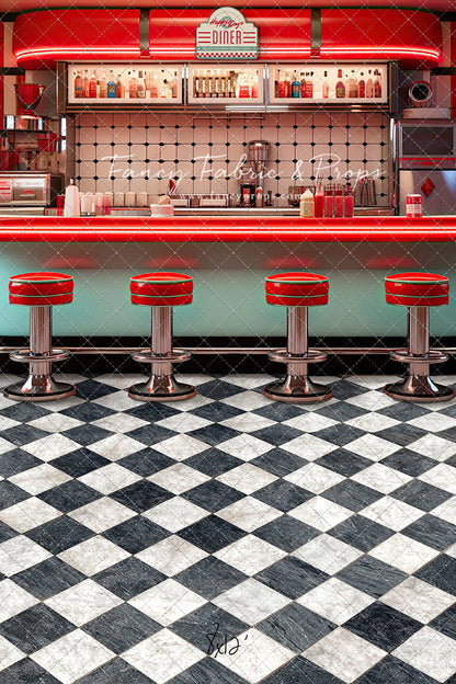Soda Pop & Sock Hop Diner - With Sweep Option