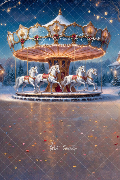 Enchanted Holiday Carousel - With Sweep Option
