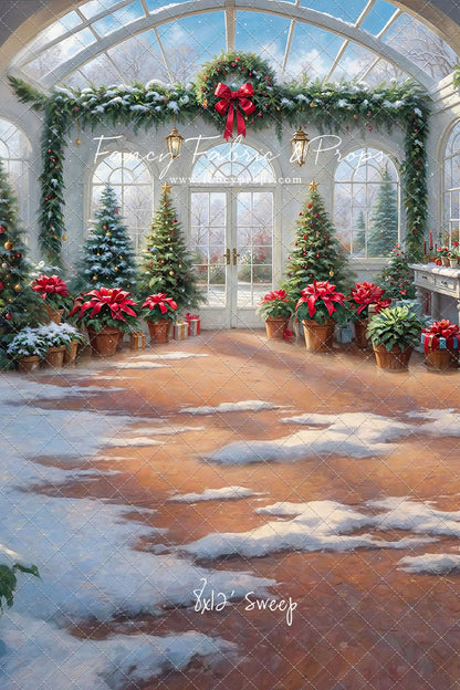 Enchanted Winter Conservatory - With Sweep Option