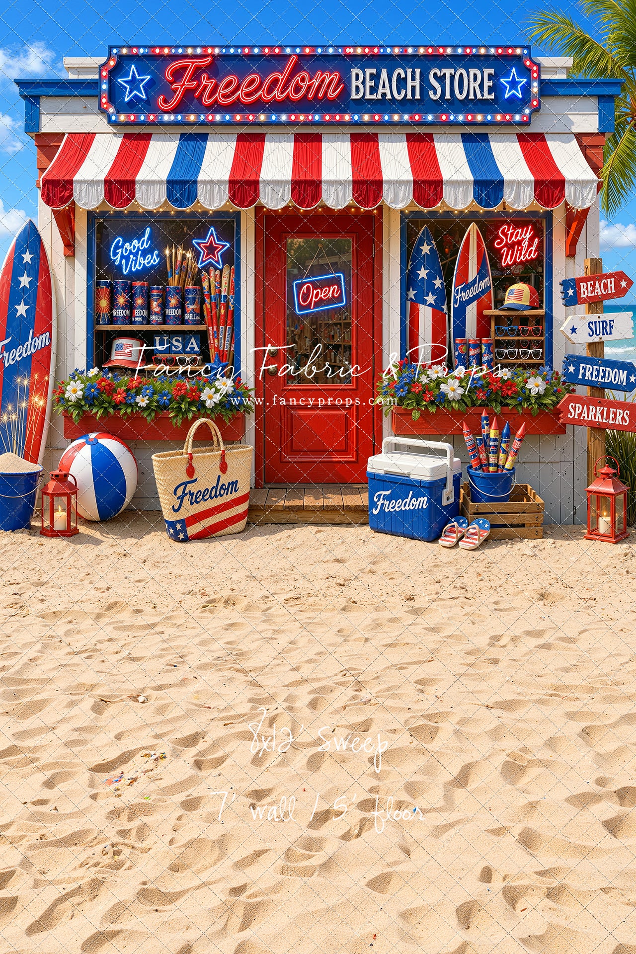 Freedom Beach Shoppe - With Sweep Option