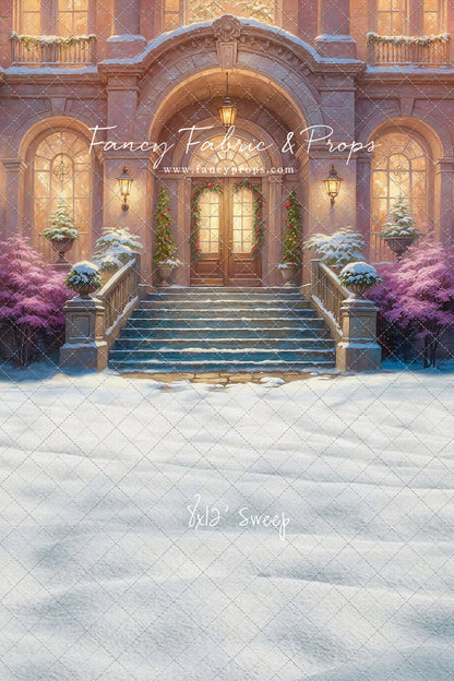 Glistening Snowy Entry - With Sweep Option
