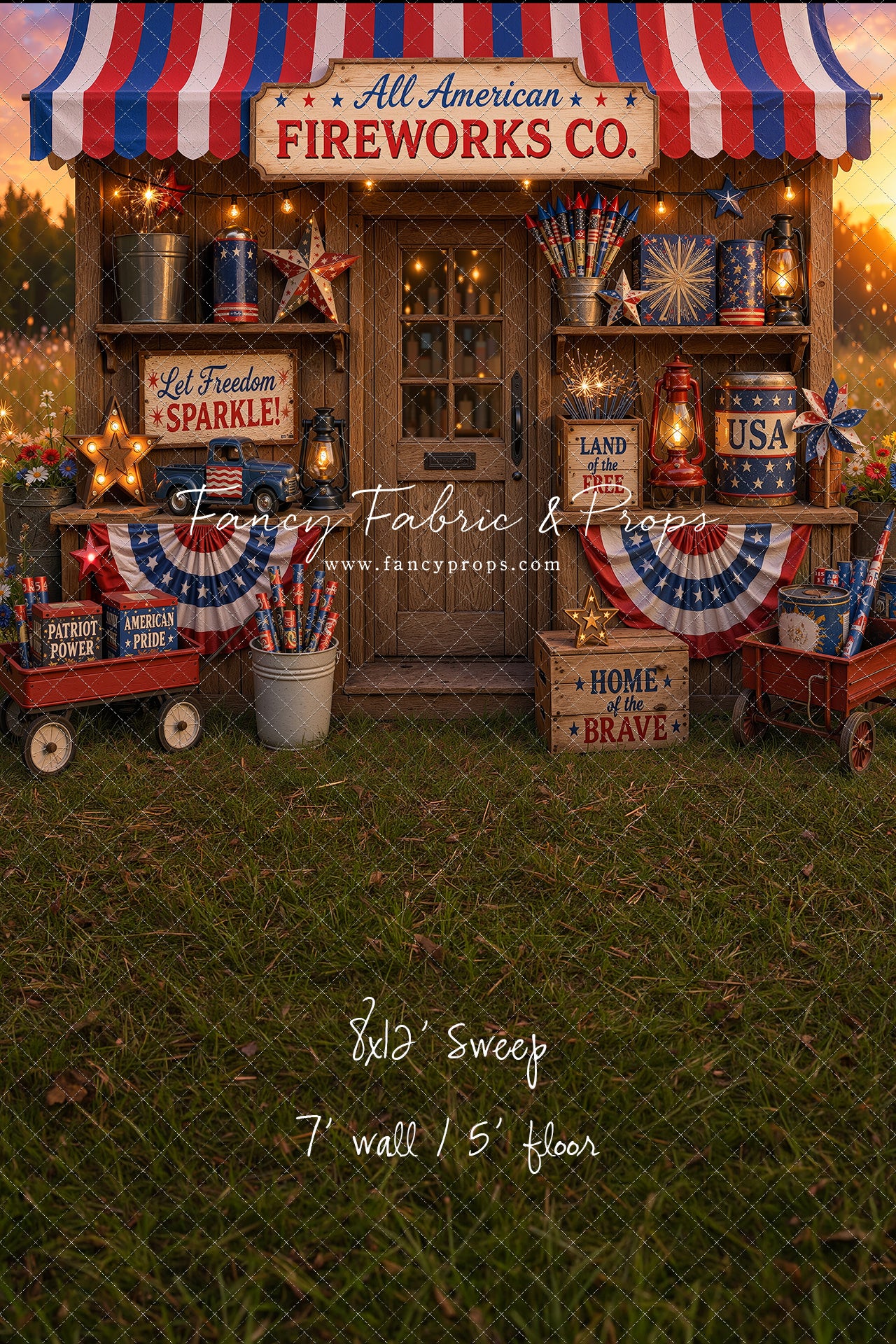 Liberty Sparks Fireworks Stand - With Sweep Option