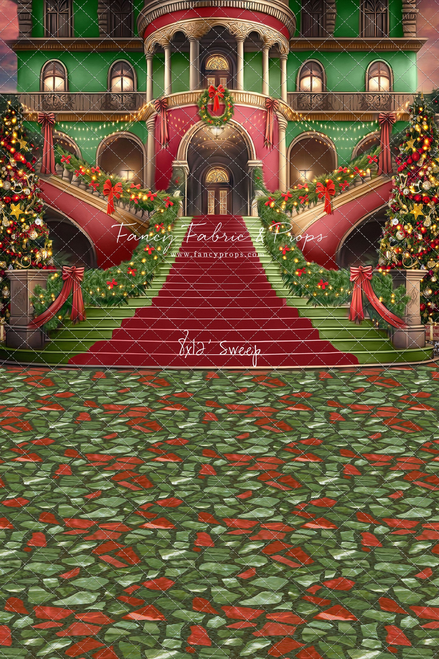 Merry Mansion- Multi Color Rug - with Sweep Option