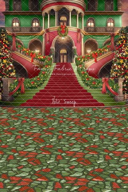 Merry Mansion- Multi Color Rug - with Sweep Option