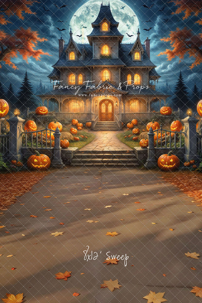 Moonlit Jack-O-Lantern Estate - With Sweep Option