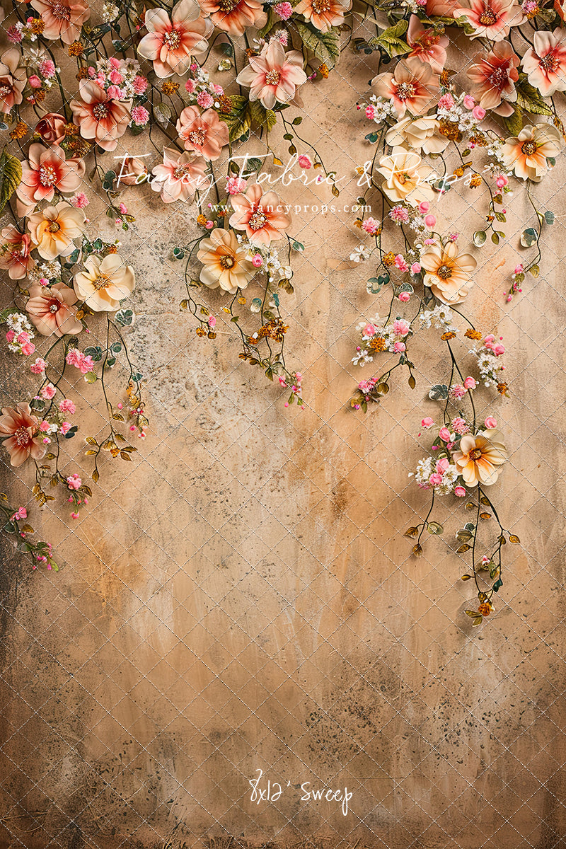 Painted Floral Peach