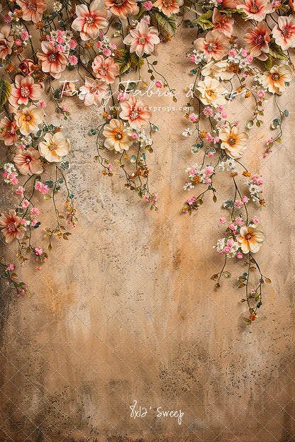 Painted Floral Peach