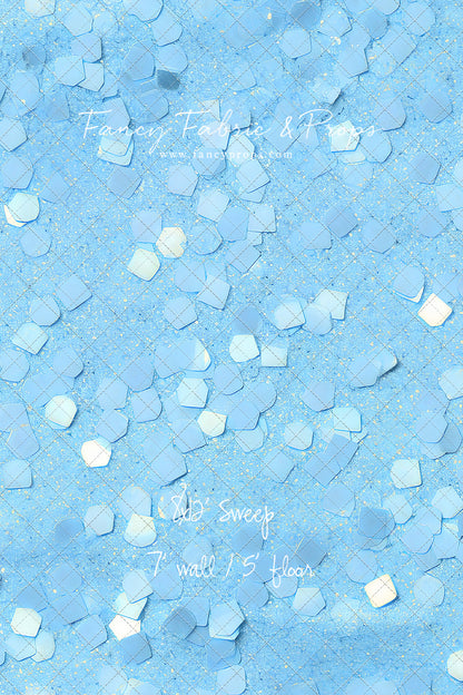 Power Blue Confetti