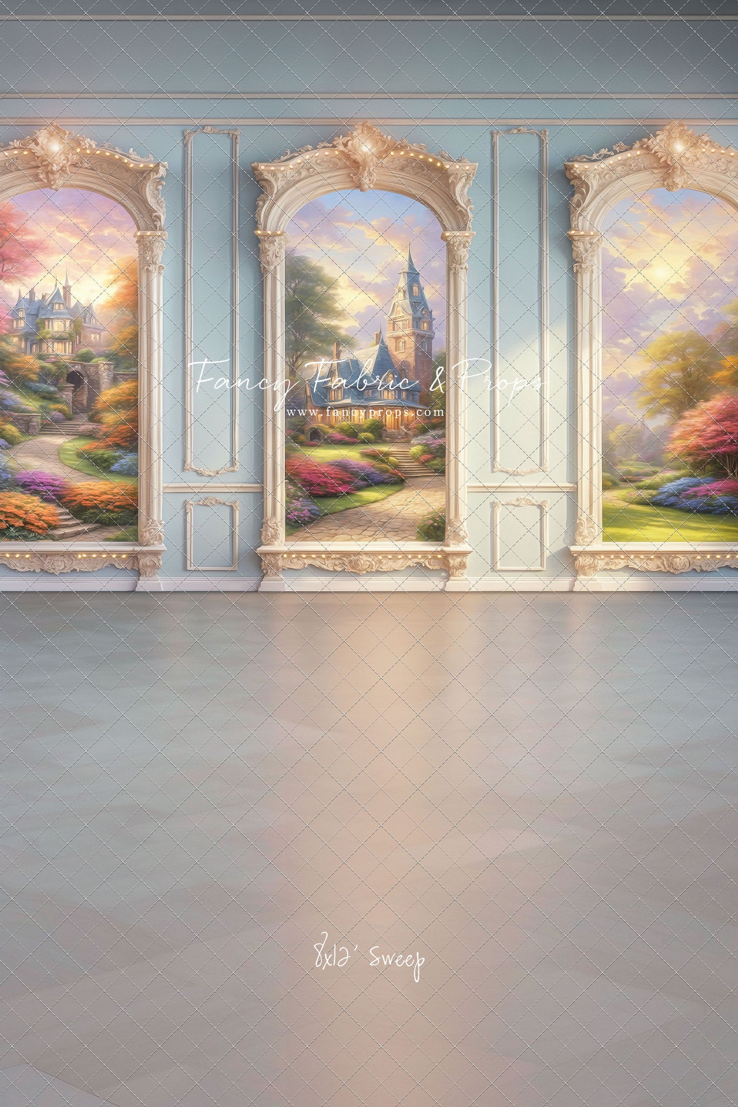 Royal Victorian Wainscoting Wall - With Sweep Option