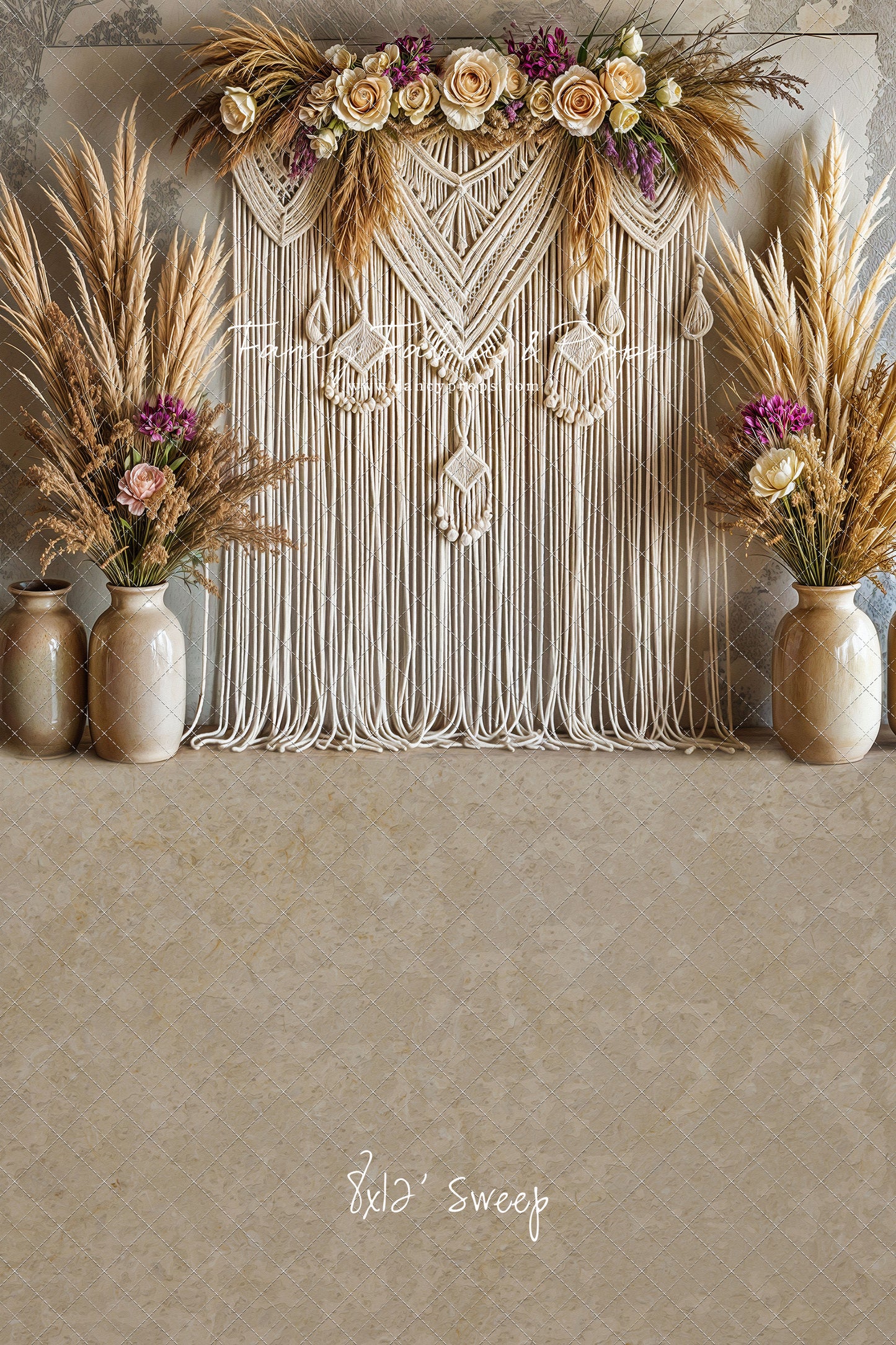 Rustic Woven Tapestry - With Sweep Option