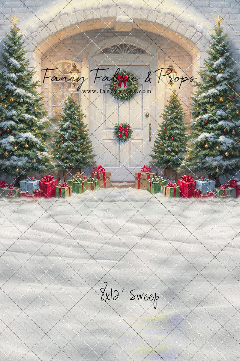 Snowy Doorstep Delight - With Sweep Option