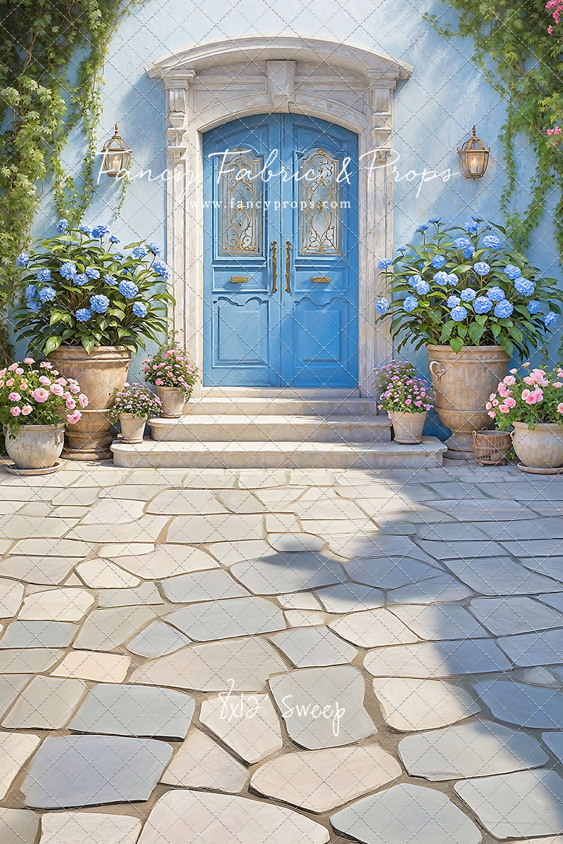 Summertime Patio - Blue Door - With Sweep Option