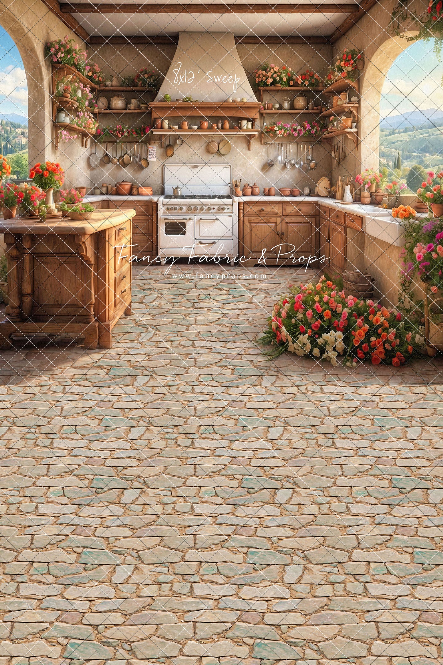 Tuscan Kitchen- With Sweep Option