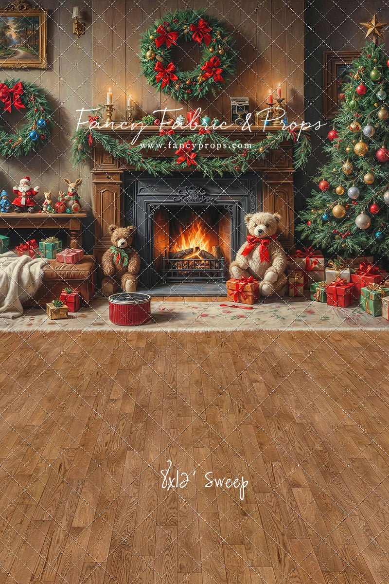 Warm Christmas Corner - With Sweep Option