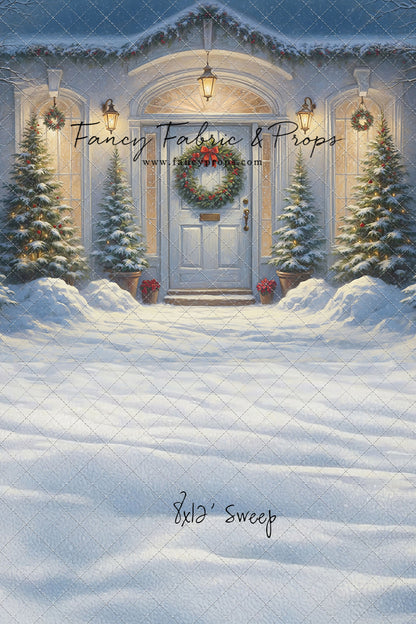 White Christmas Welcome - With Sweep Option