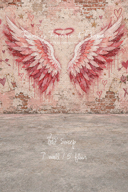 Angel Wing Mural - With Sweep Option