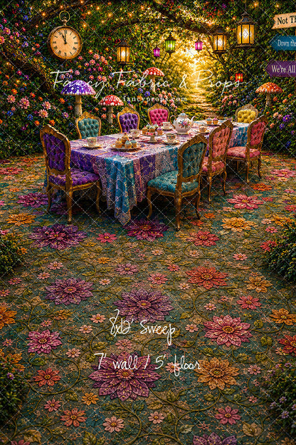 Blooming Garden Tea Party - With Sweep Option