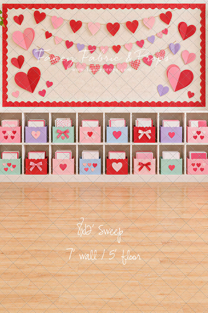 Cheerful Valentine Classroom - With Sweep Option