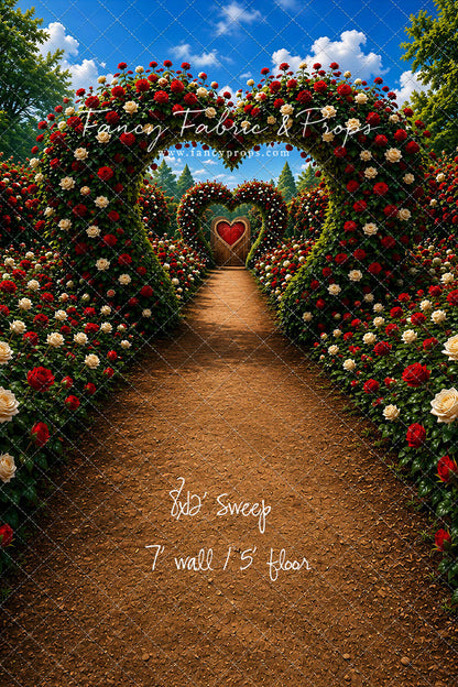 Heart Shaped Garden - With Sweep Option
