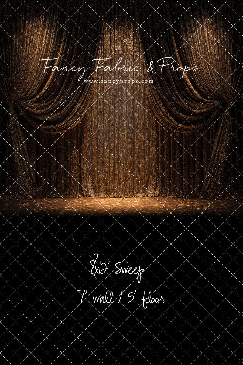 Amber Shimmer Stage - With Sweep Option