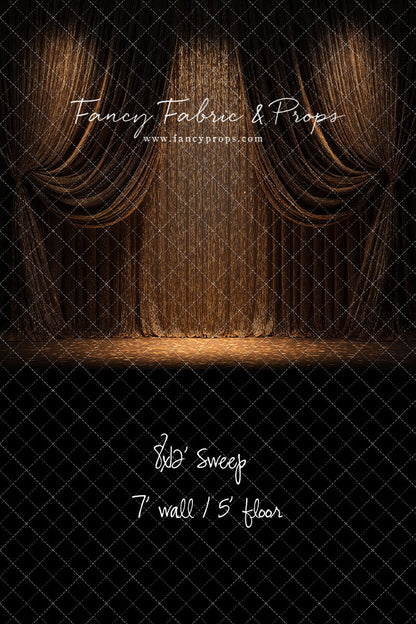 Amber Shimmer Stage - With Sweep Option