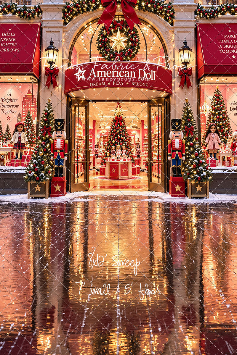 American Doll Holiday - With Sweep Option