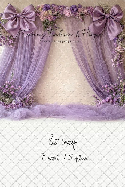 Amethyst Bow Blooms - With Sweep Option