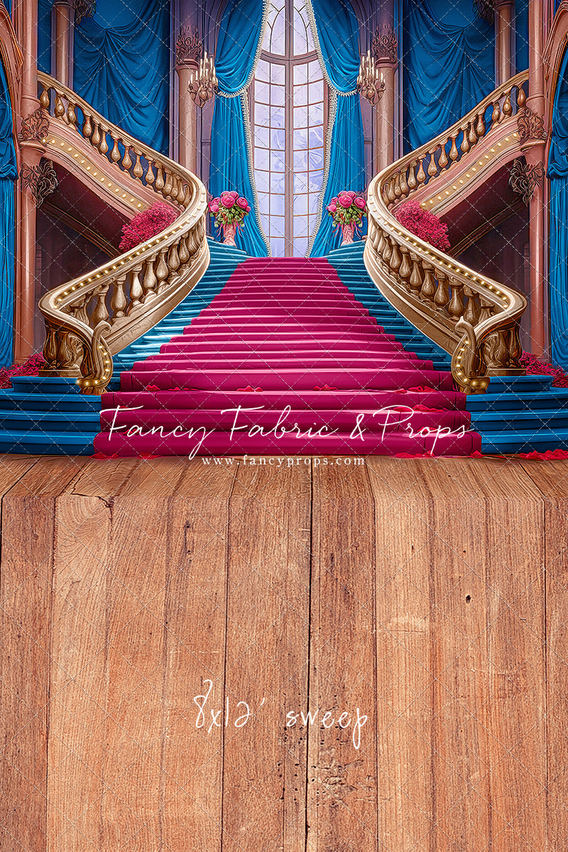 Ballroom Royal Staircase - Blue - With Sweep Option