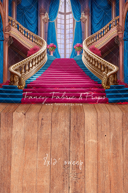 Ballroom Royal Staircase - Blue - With Sweep Option