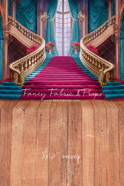 Ballroom Royal Staircase - Cyan - With Sweep Option