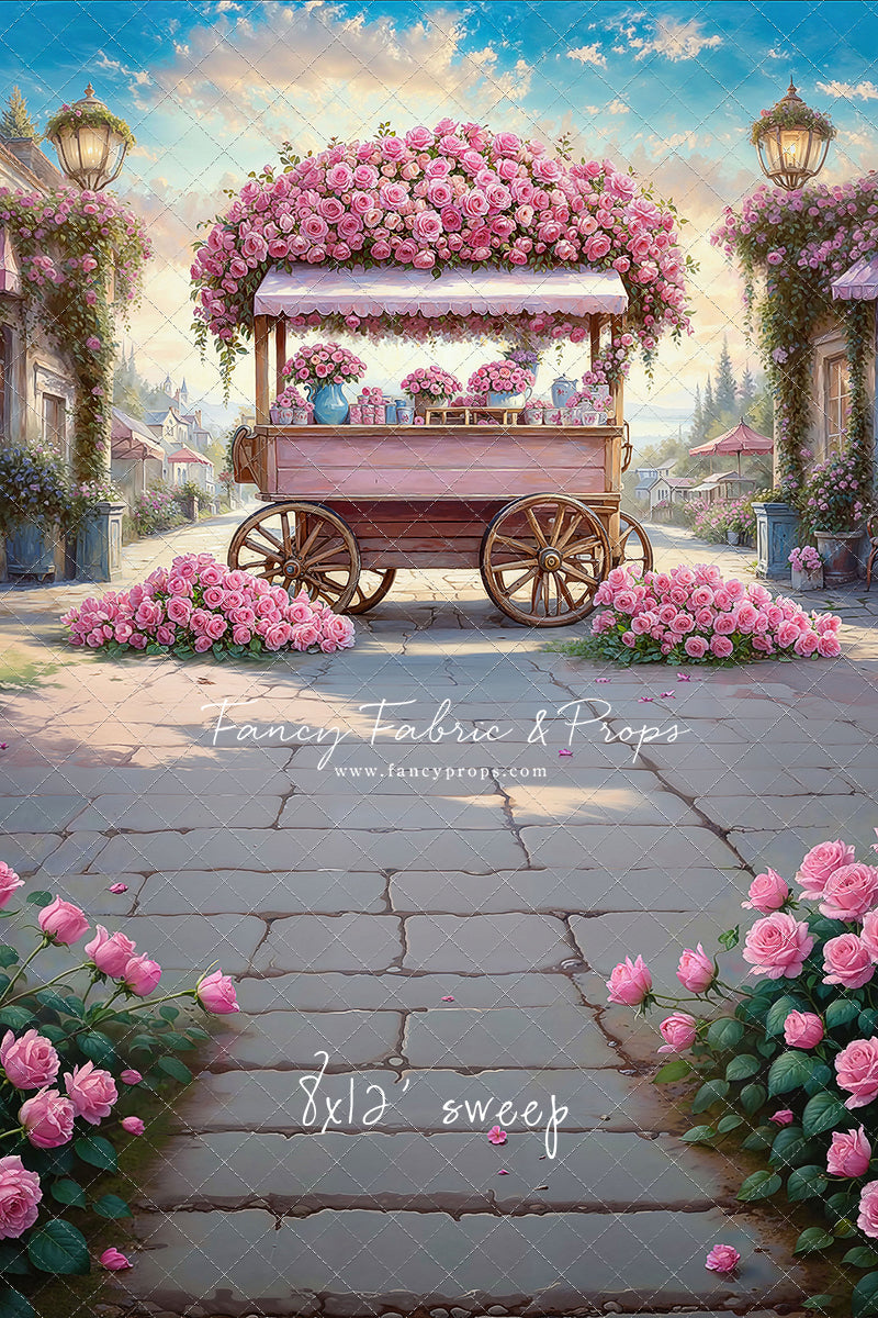 Blushing Bloom Cart - With Sweep Option