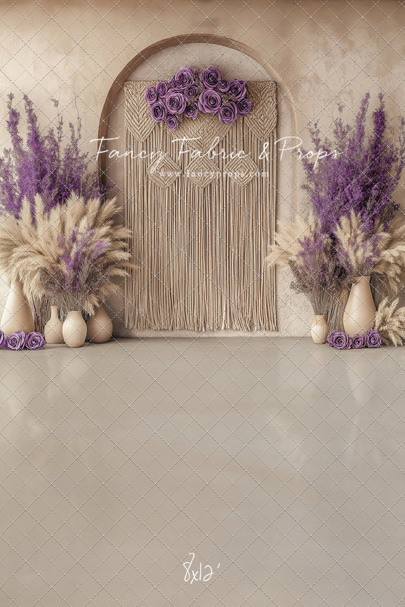 Bohemian Lavender Rose - With Sweep Option
