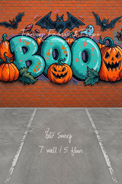 Boo Crew Graffiti Wall - With Sweep Option