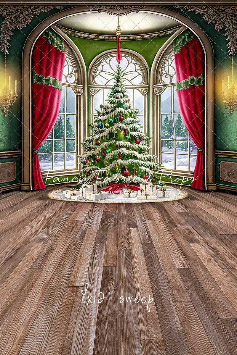 Cathedral Christmas - Wood Floor Option - with Sweep Option