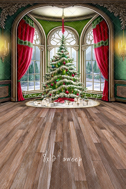 Cathedral Christmas - Wood Floor Option - with Sweep Option
