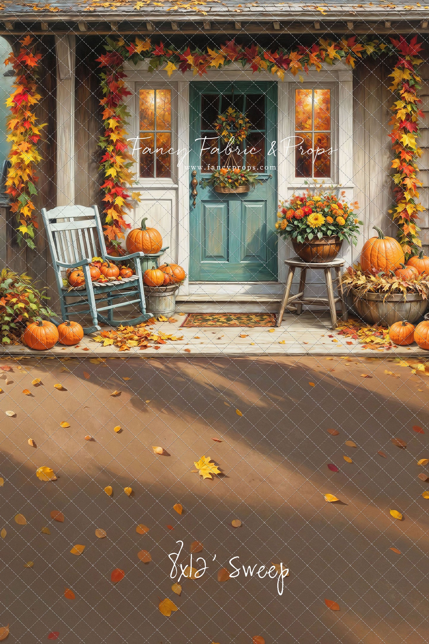 Charming Autumn Porch - With Sweep Option