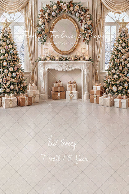 Christmas Beige Beauty - with Sweep Option