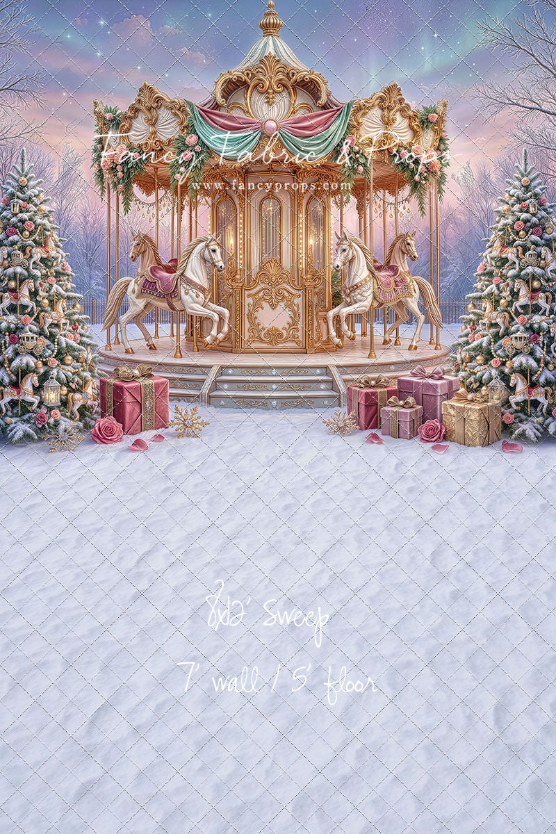 Christmas Carnation Carousel - With Sweep Option