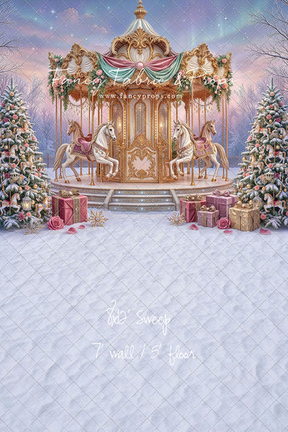 Christmas Carnation Carousel - With Sweep Option